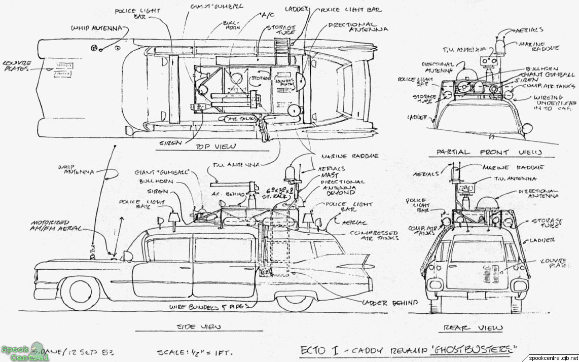 Ecto-1 Blueprints by Steven Dane whelen liberty light bar wiring diagram 